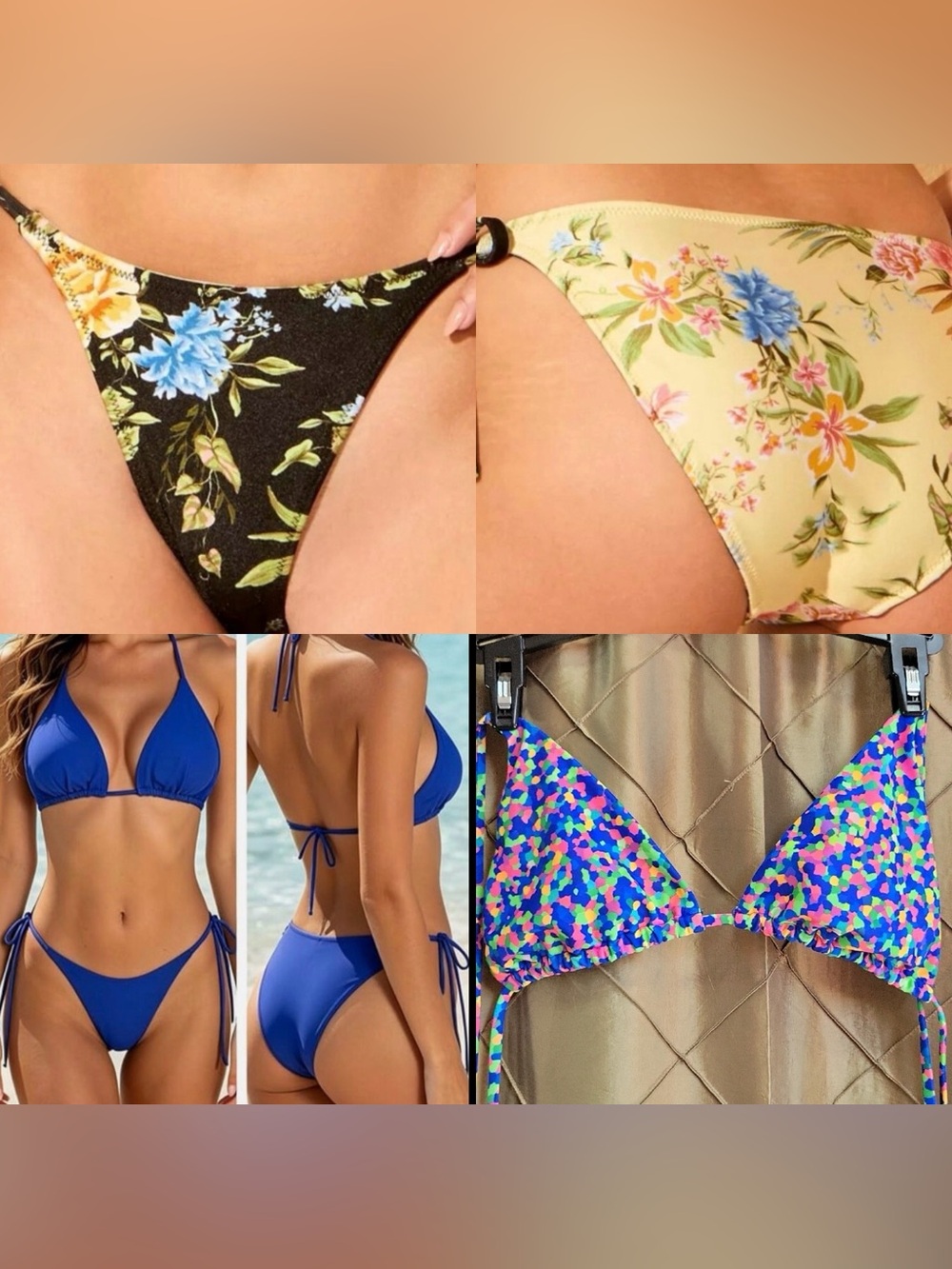 4 Pc SWIM MASHUP: NWT/NWOT/VGUC Mix & Match Bikini w/Shade & Shore Bottom